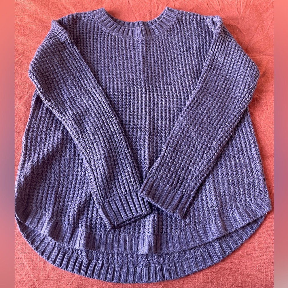 Purple Long Sleeve Sweater